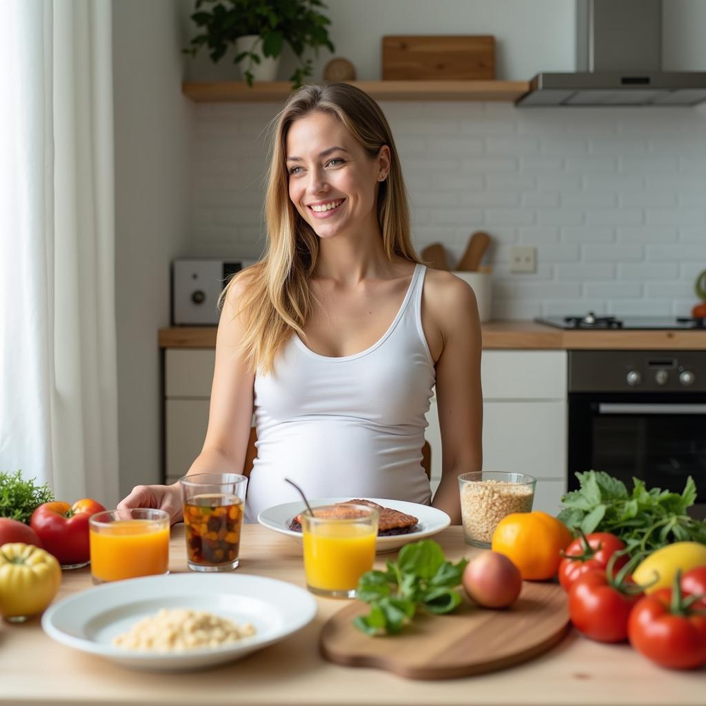 Chế độ dinh dưỡng khoa học cho bà bầu 3 tháng đầu với đa dạng thực phẩm