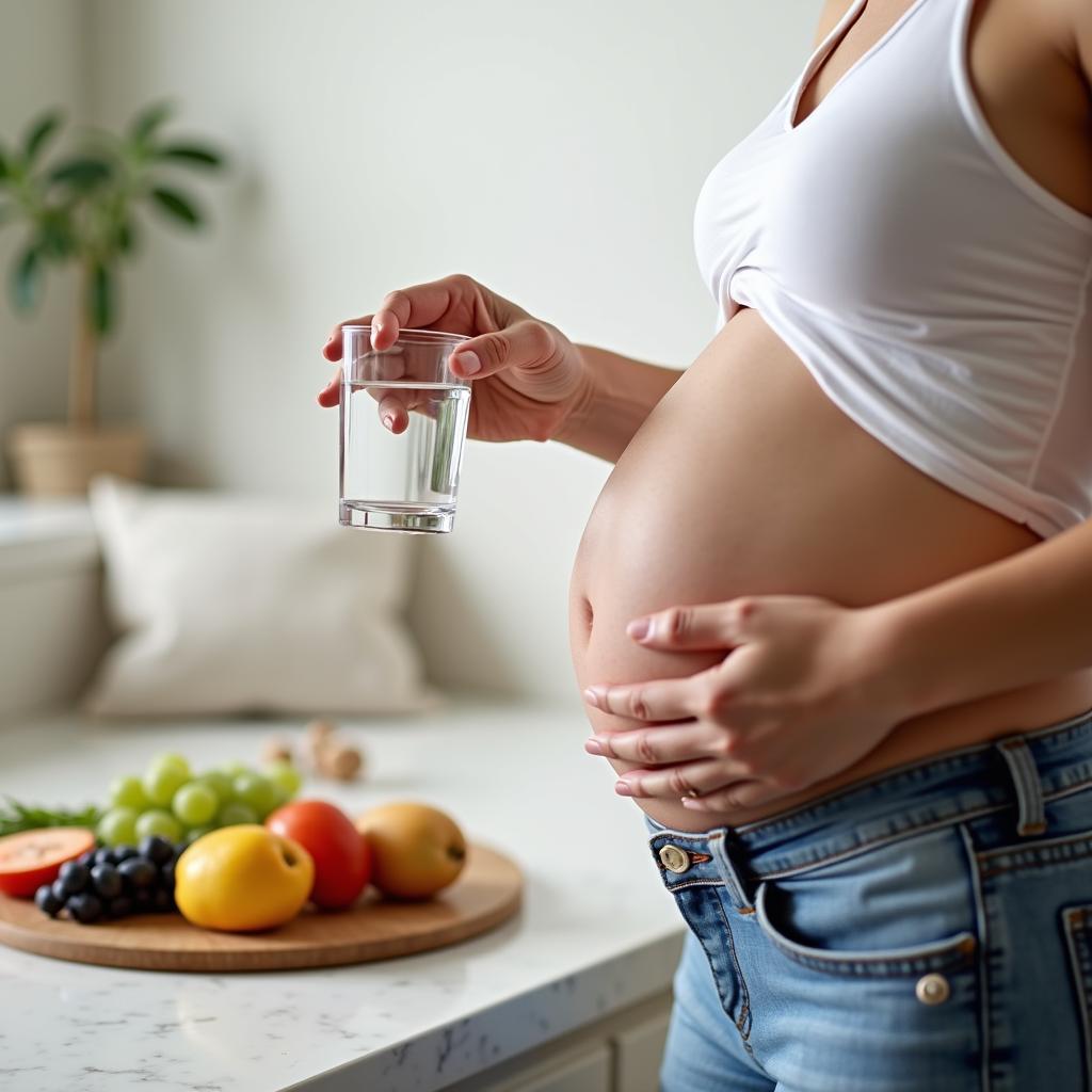 ba bau uong sat dung cach