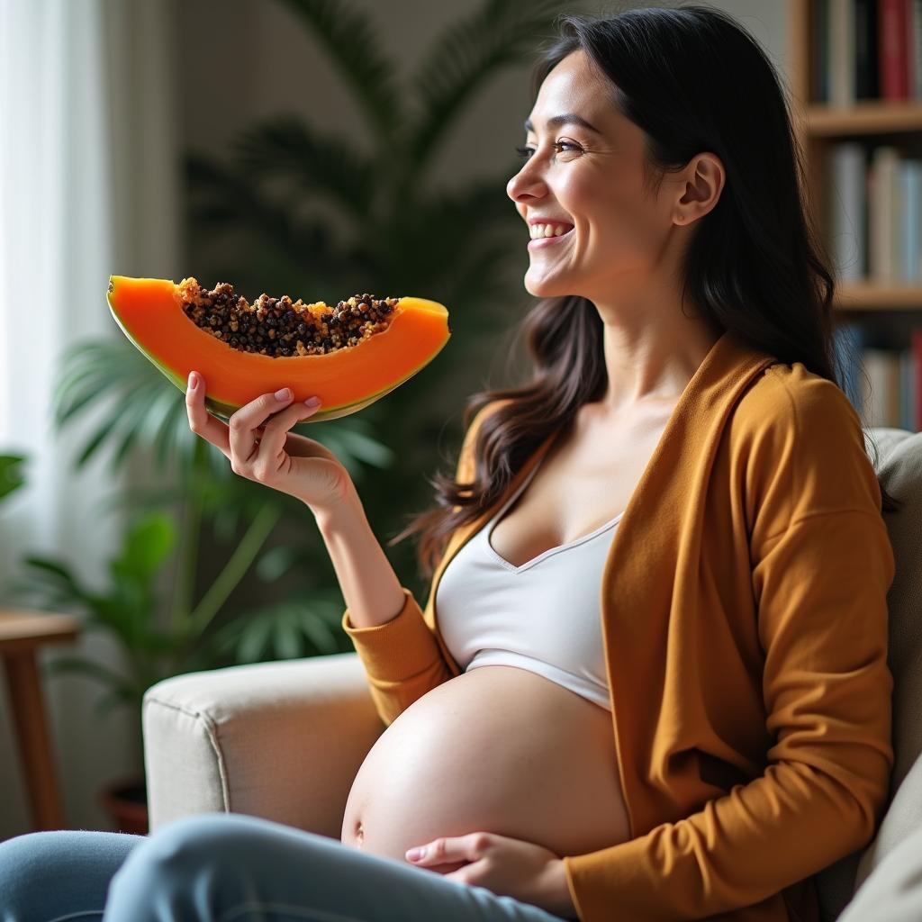 Bà bầu ăn đu đủ chín có tốt không, lợi ích dinh dưỡng